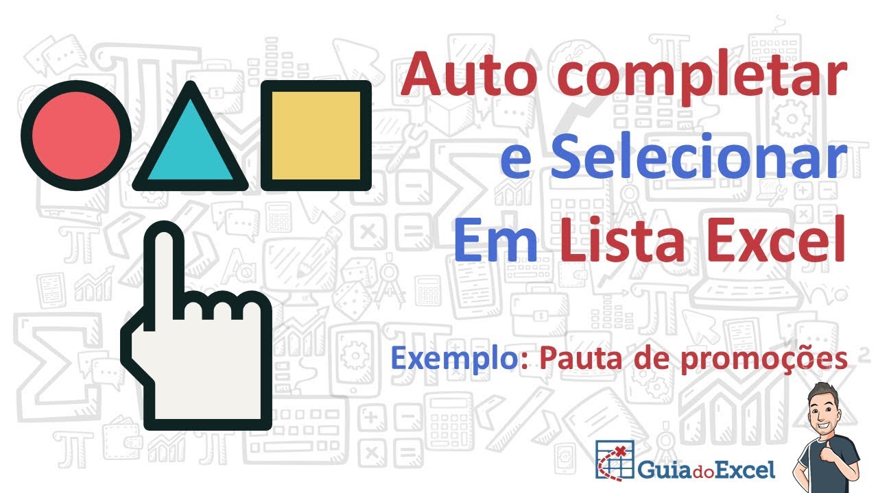 [Excel] Auto completar e selecionar em Lista de validação - Planilha de promoções