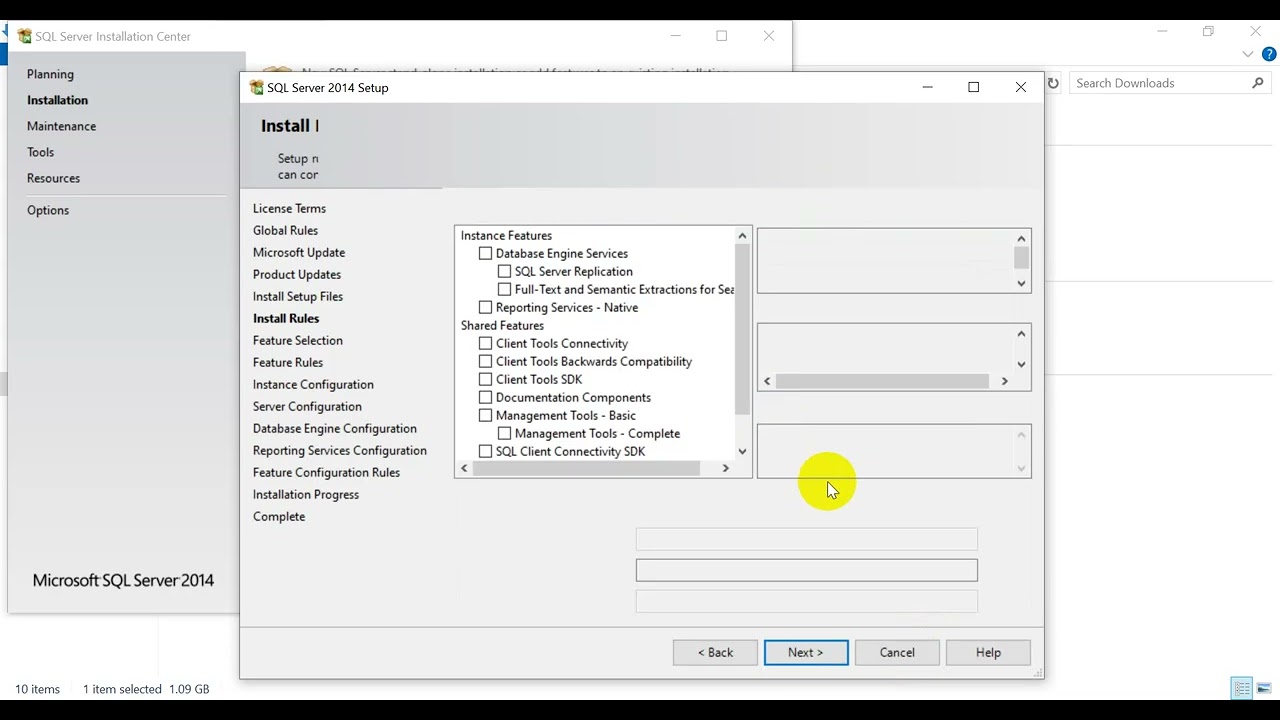 شرح طريقة تحميل وتثبيت sql server 2014