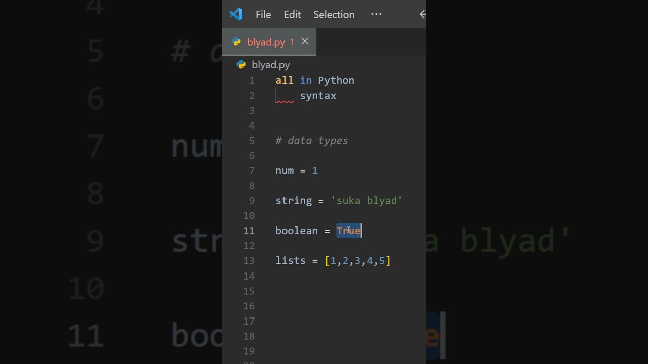 Python Syntax #shorts #coding