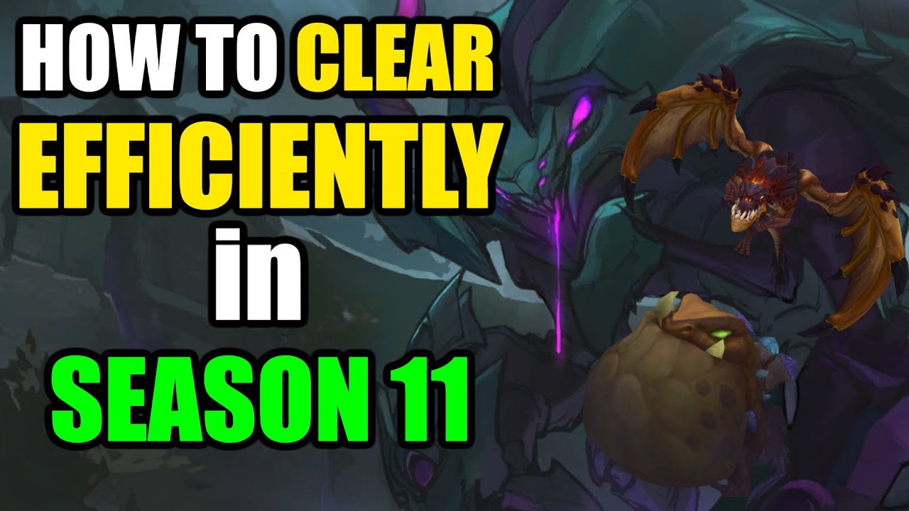 How to CLEAR EFFICIENTLY in season 11 - Jungle Guide