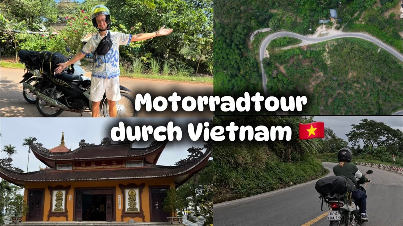 Reise-Vlog Teil 1 || Motorrad-Route durch Vietnam: Von Ho Chi Minh nach Hoi An🇻🇳