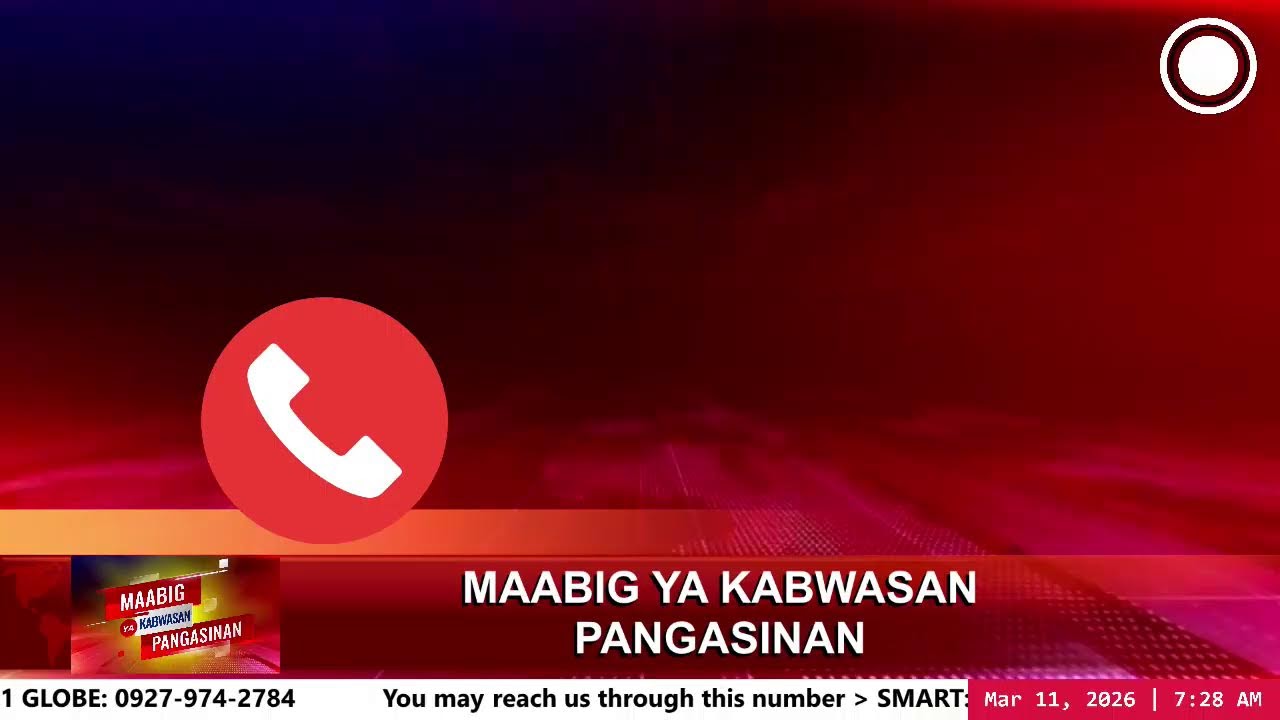 Maabig Ya Kabwasan Pangasinan   WEDNESDAY, March 11, 2026