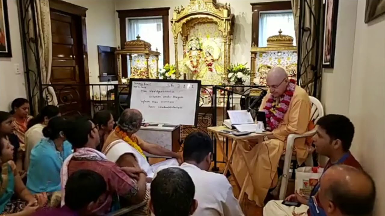 Offenseless Chanting - SB 2.1.11 by HH Giriraj Swami | ISKCON Columbus