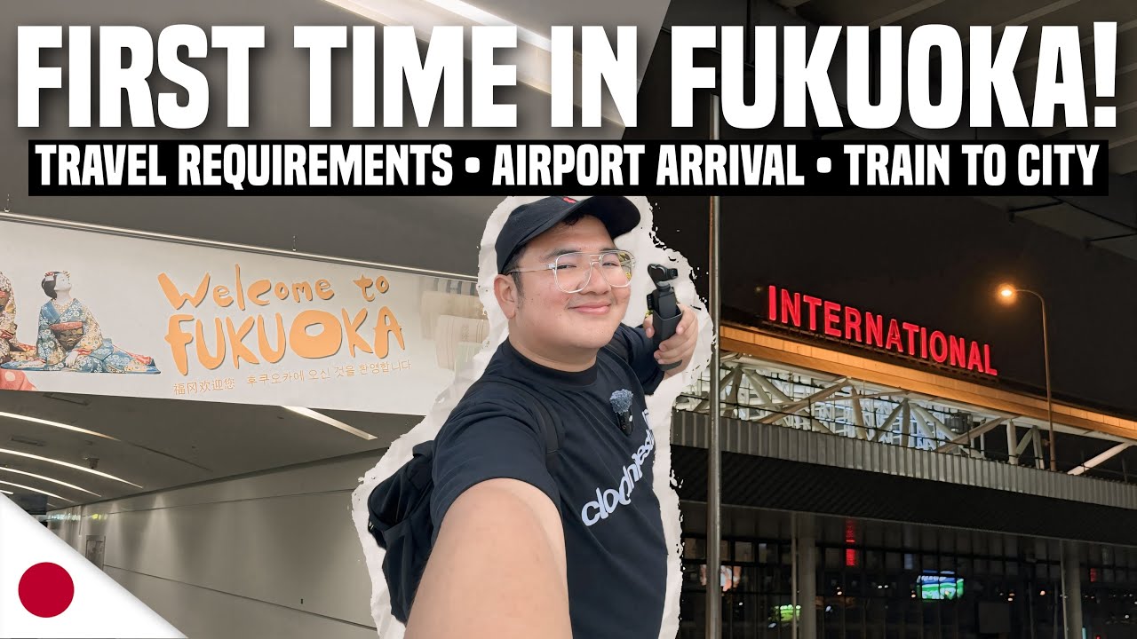 FIRST TIME in FUKUOKA, JAPAN! Travel Requirements, Airport Arrival & Train to City | Ivan de Guzman