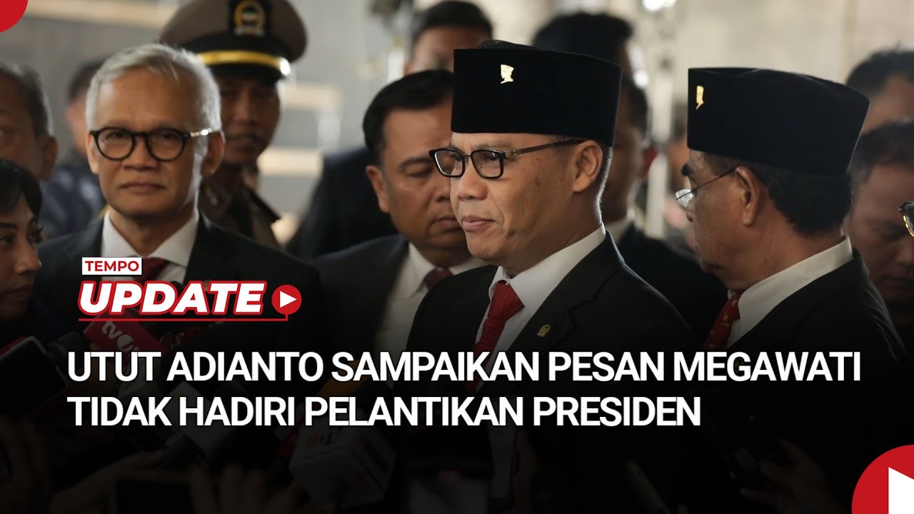 Utut Adianto Sampaikan Pesan Megawati Soekarnoputri Tidak Hadiri Pelantikan Presiden