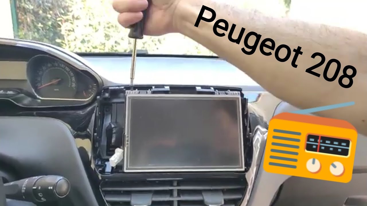 📻 СНЯТИЕ ОРИГИНАЛЬНОЙ АВТОМАГНИТЕЛИ SMEG НА PEUGEOT 208 / 2008
