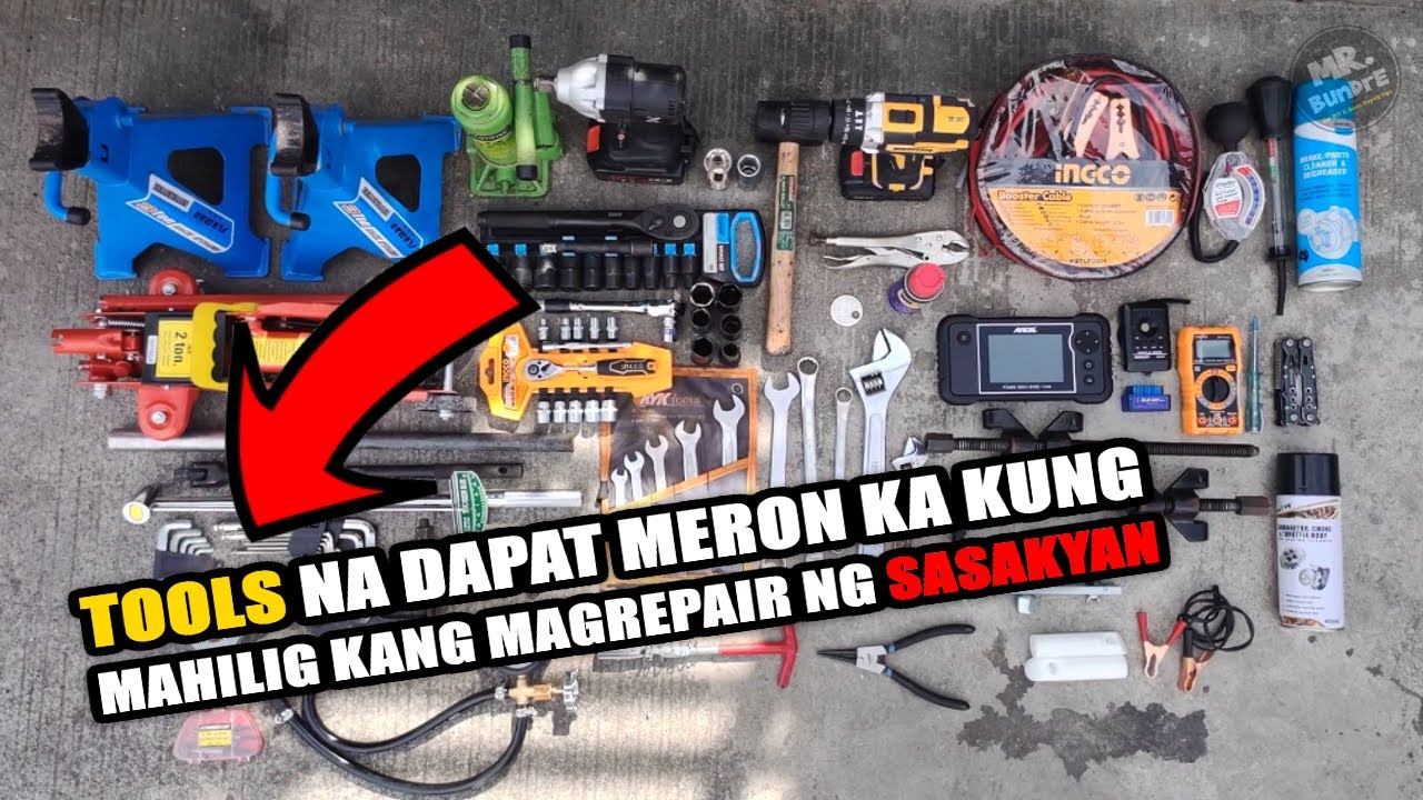 Essential Tools For DiY Car Repair | Tools na dapat meron ka sa pagrerepair ng sasakyan | MrBundre
