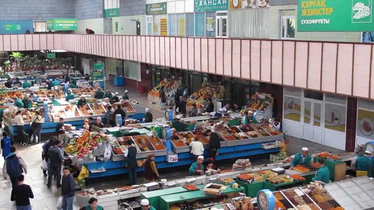 The Central Market - Zelyony Bazaar - Kazakhstan