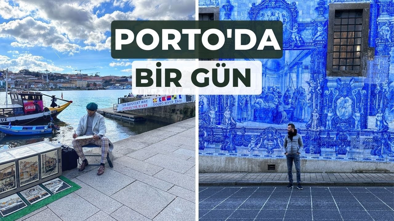 PORTO'da 1 Günde Gezilecek En Meşhur Yerler ve Meşhur Yemekleri ! A Day in PORTO (with Prices)