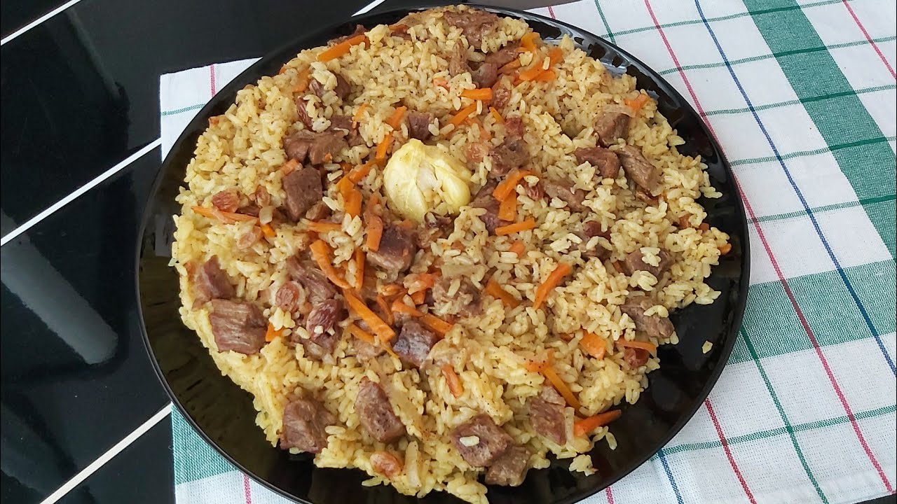 AKŞAMA NE PİŞİRSEM DİYENLER İÇİN TEK BAŞINA ZİYAFET BİR PİLAV👌ÖZBEK PİLAVI💯