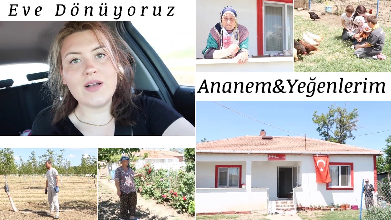ANANEMLERİN KÖY EVİNİ GEZELİM l BAYRAMLAŞALIM 🏡 DÖNÜŞ YOLU 🚘