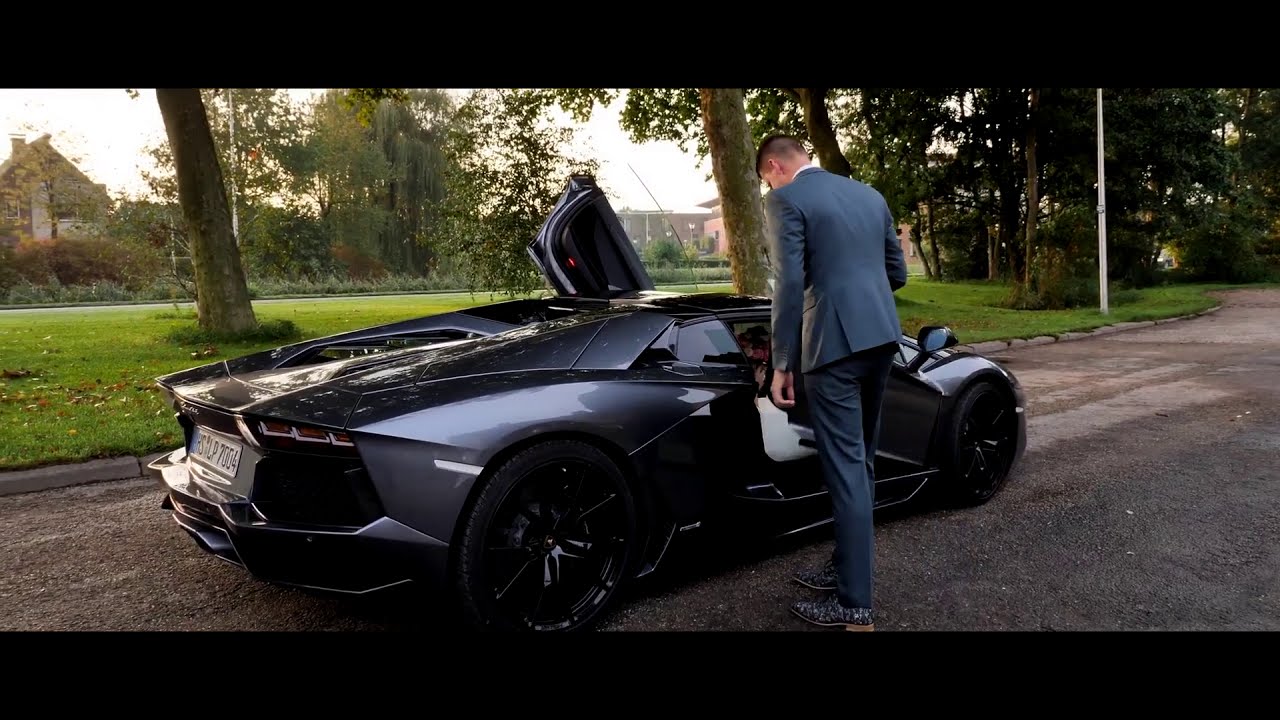 Bruiloftvideo Lamborghini Aventador Roadster Cinemora - Supercar & Trouwauto Huren