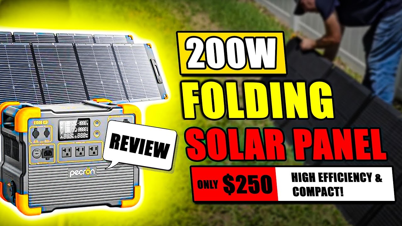200 Watt Solar-panel Review. Pecron 200 Watt Solar panel