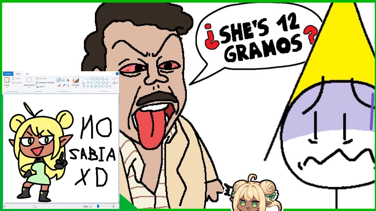 reacción a Haroo | LA VIDA DE PABLO ESCOBAR EXPLICADA CON PAINT |  AbselVTuber
