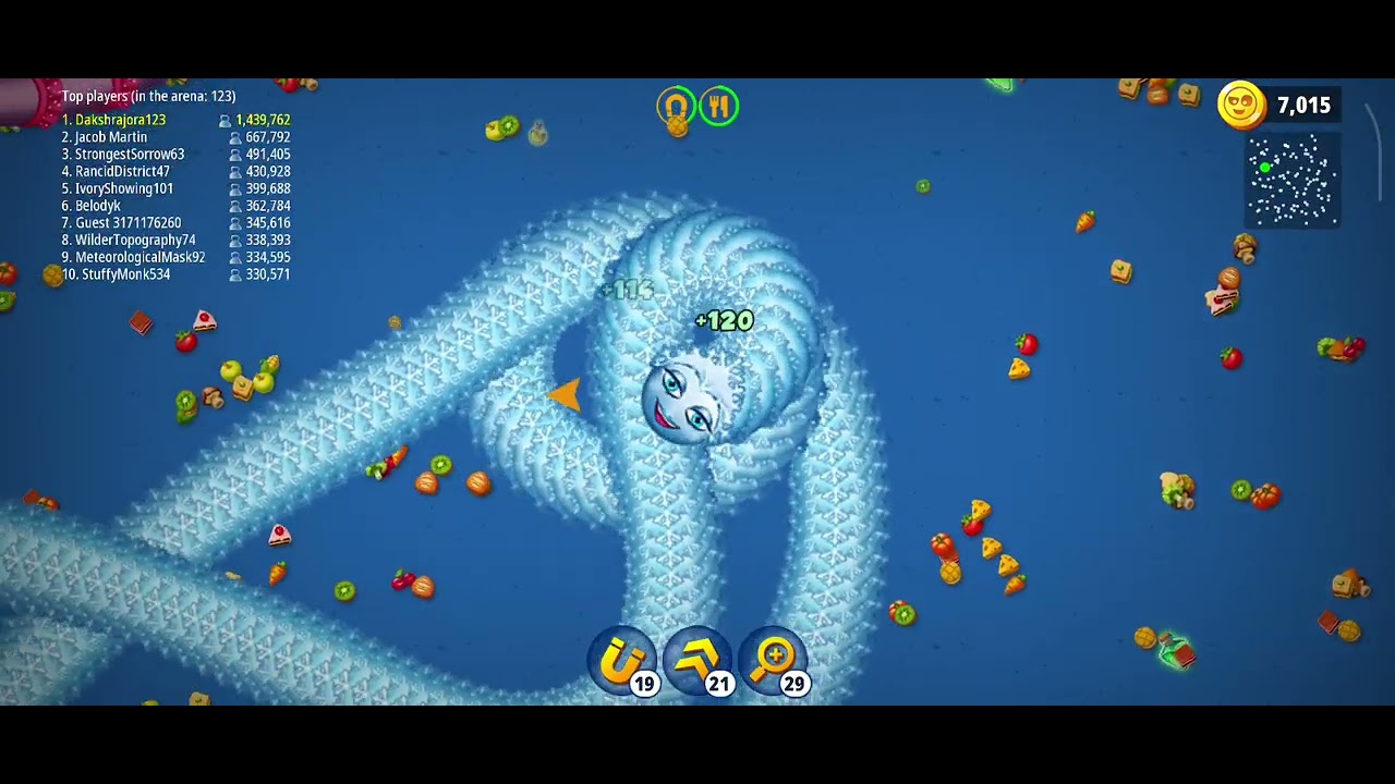 Wormzone#games#score on top #2000000#