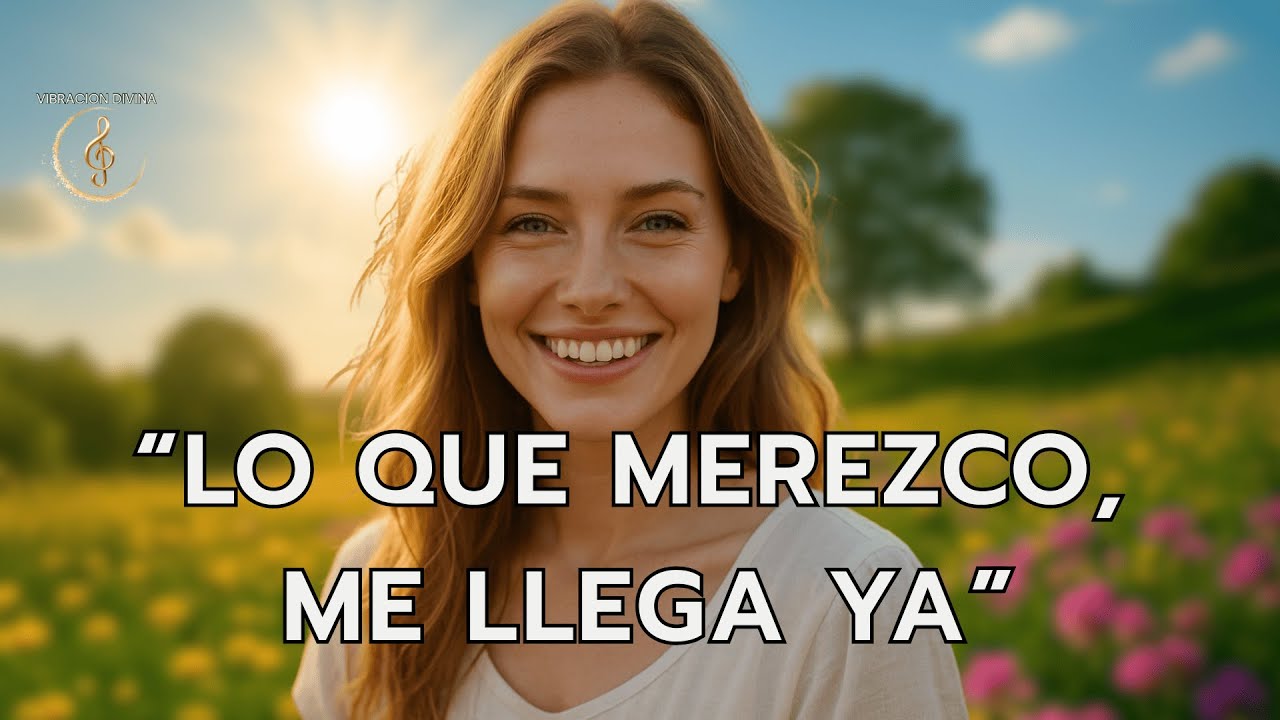 💜 MELODÍA SANADORA para ATRAER lo que MERECES ✨ | LO QUE MEREZCO, ME LLEGA 🎶