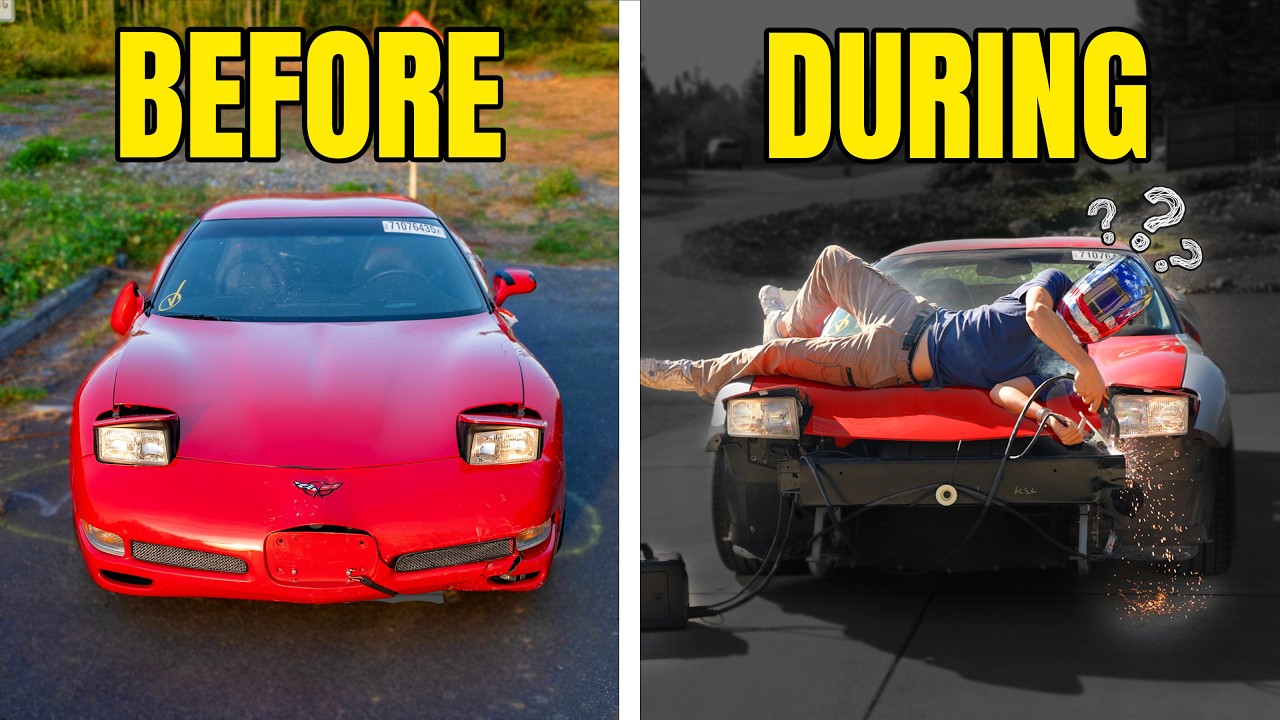 ПЫТАЮСЬ ВОССТАНОВИТЬ РАМУ МОЕГО КОРВЕТТА БЕЗ ОПЫТА!