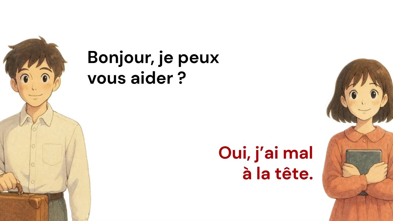 Daily French Conversations 🇫🇷 4 Short Dialogues for A1–A2 Learners