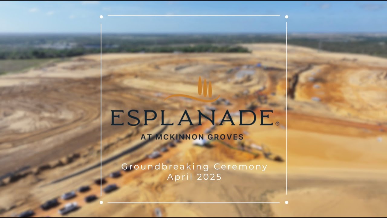 Esplanade at McKinnon Groves Groundbreaking Ceremony