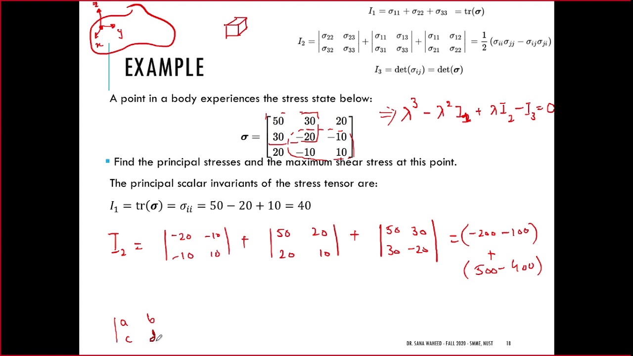 Continuum Mechanics  - Lec 6 continued II - Principal Stresses