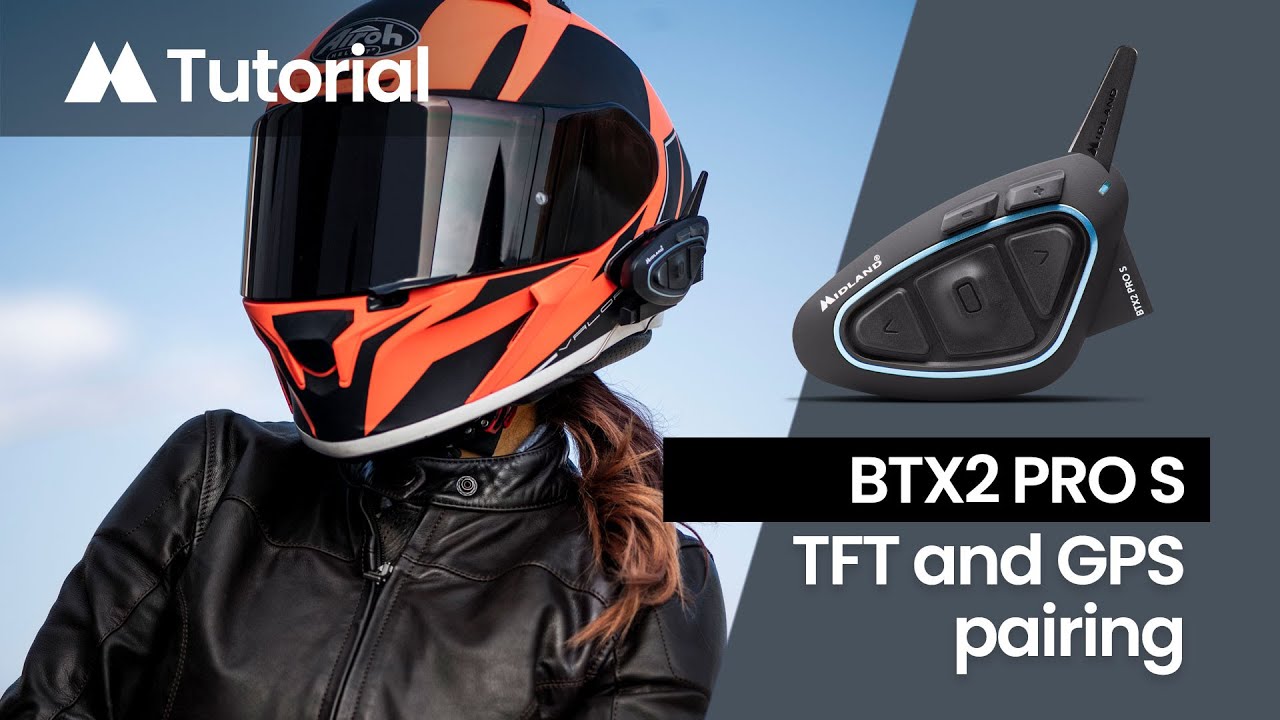 Midland Intercom_BTX2 PRO S_Come abbinare il TFT della moto con il navigatore_TFT and GPS Pairing