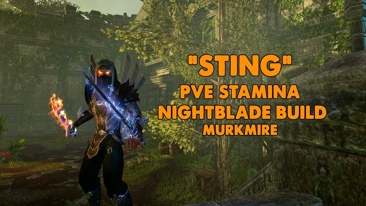 ESO - Sting - Stamina Nightblade PVE Build - (Murkmire)
