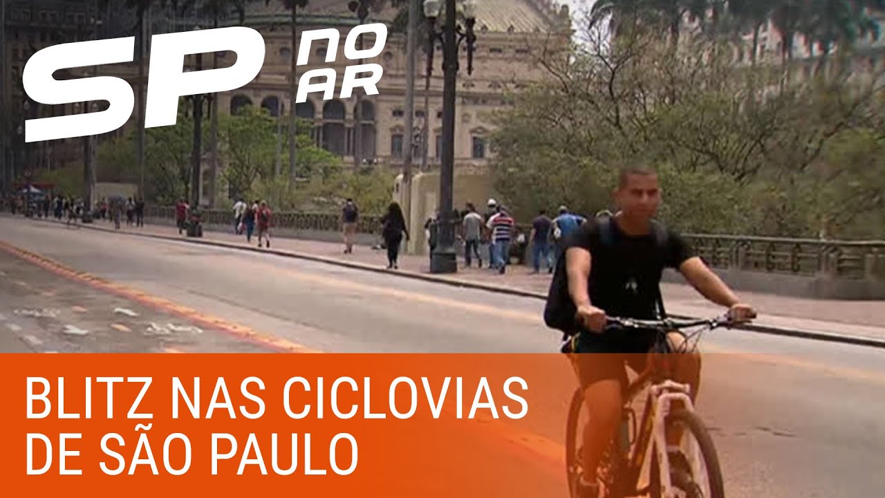 SP no Ar mostra situa&ccedil;&atilde;o prec&aacute;ria das ciclovias em S&atilde;o Paulo