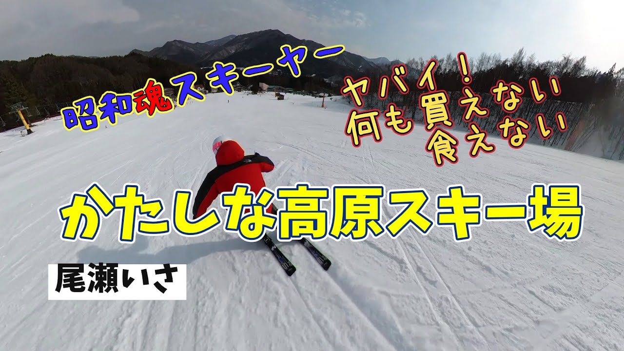 かたしな高原スキー場　食えない飲めない（T　T）