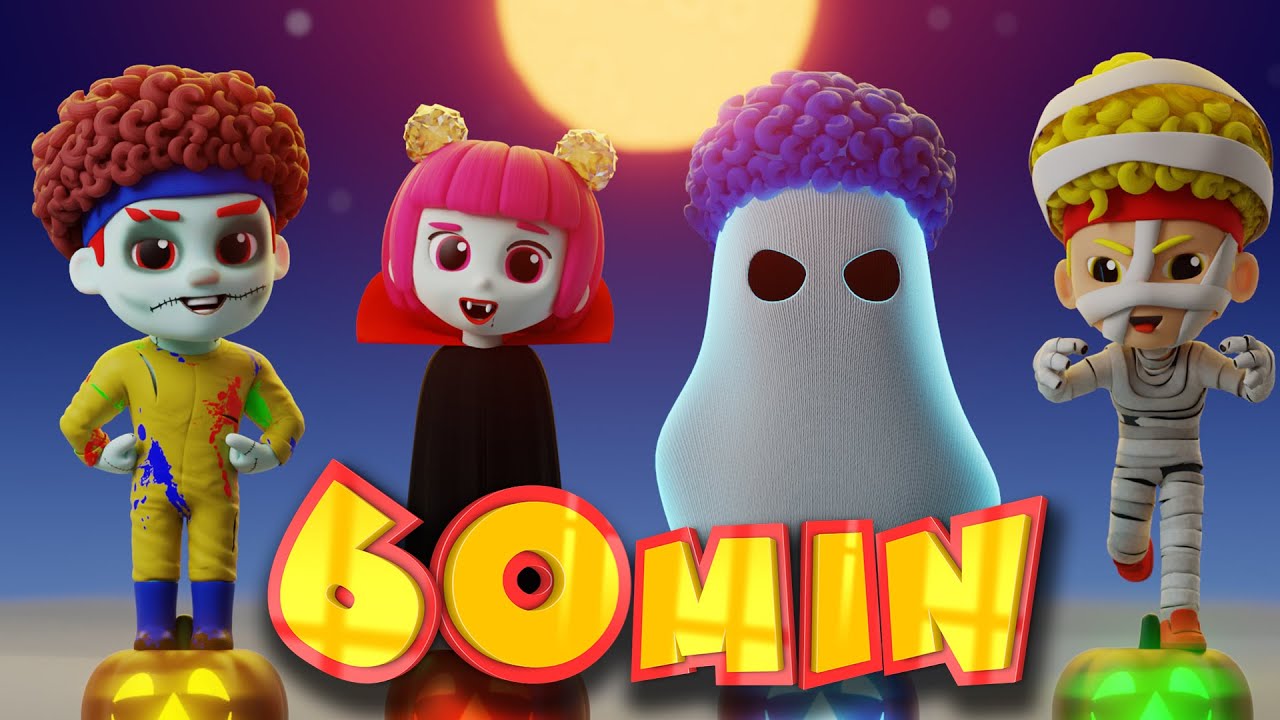 Monstruos de Halloween | MEGA Compilación | D Billions Canciones Infantiles