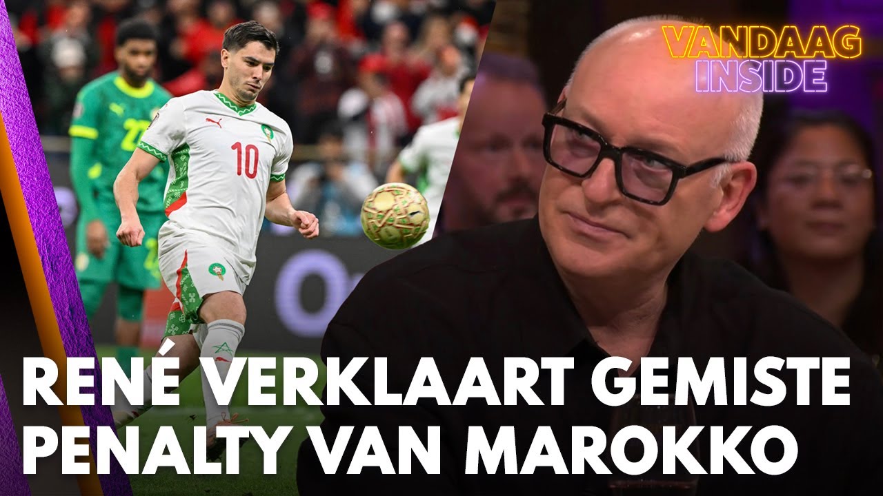 René van der Gijp verklaart gemiste penalty van Marokko in slotminuut Africa Cup-finale