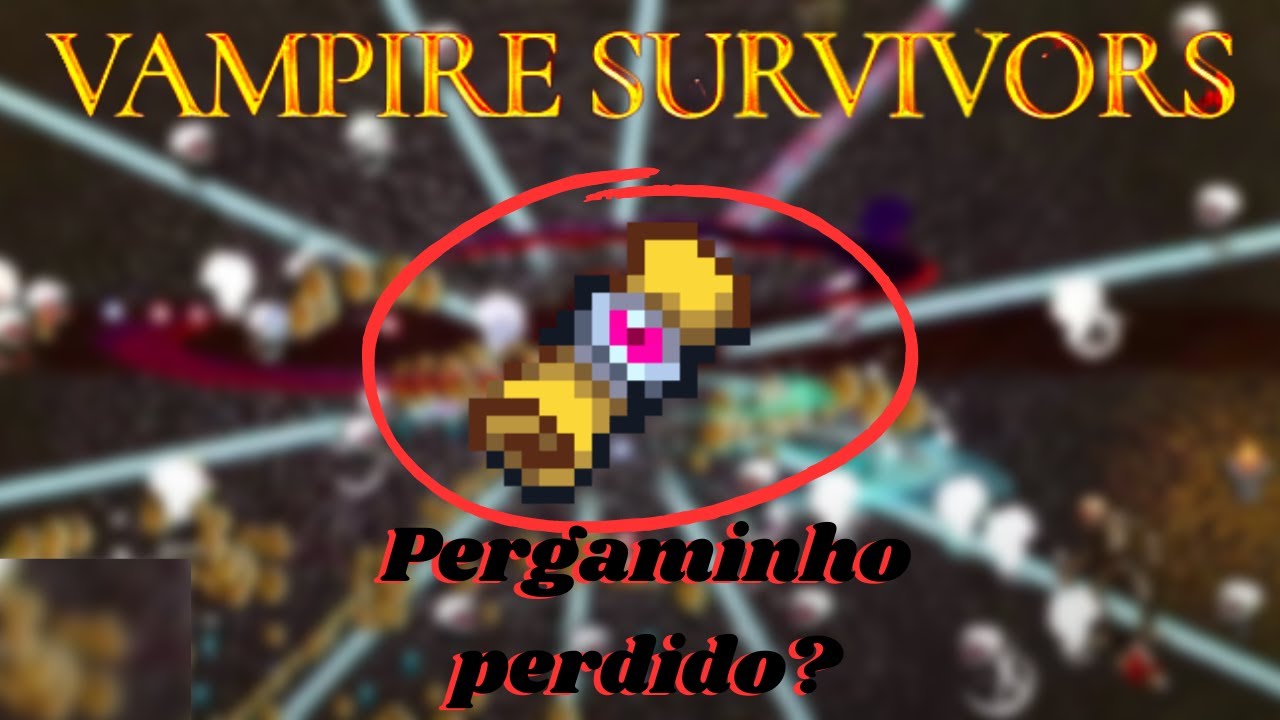 Esse objeto mat4 as mort3s com 1 TAPA e o pergaminho proibido de Morbana - Vampire Survivors #17