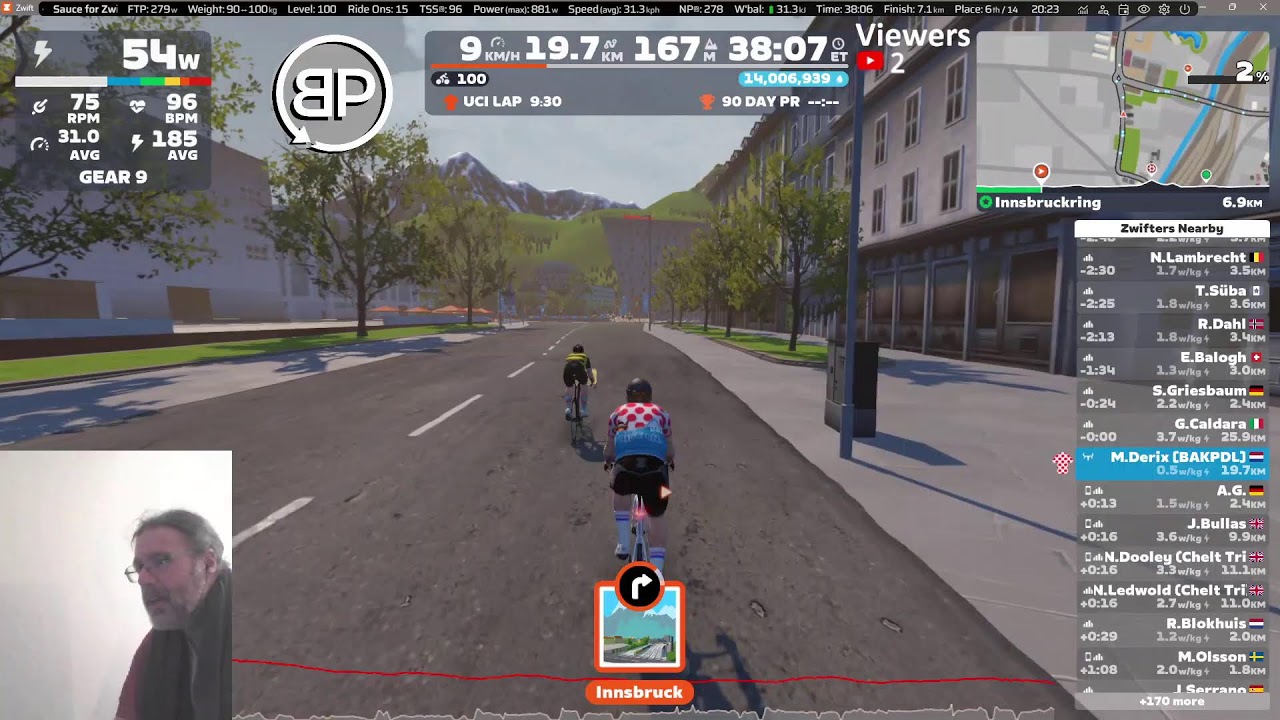Zwift - Club Ladder Backpedal Platinum vs Team Not Pogi Amstel