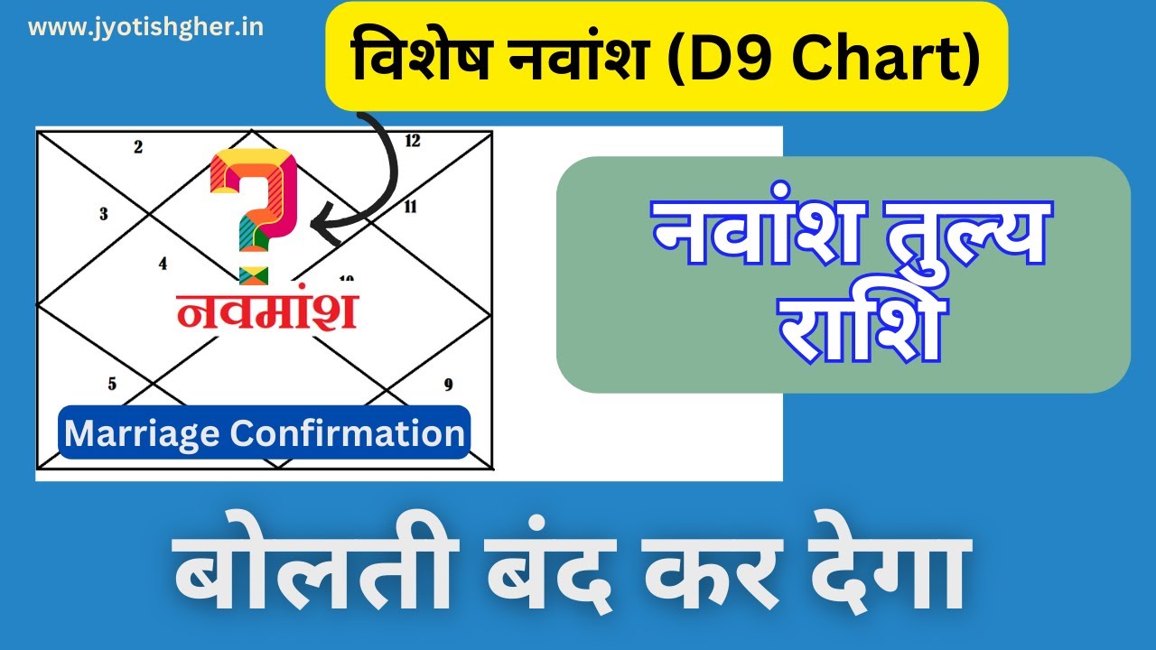 Navamsha Tulya Rashi | नवांश तुल्य राशि | Role of Navamsha in astrology | how to read D9 Tulya Rashi