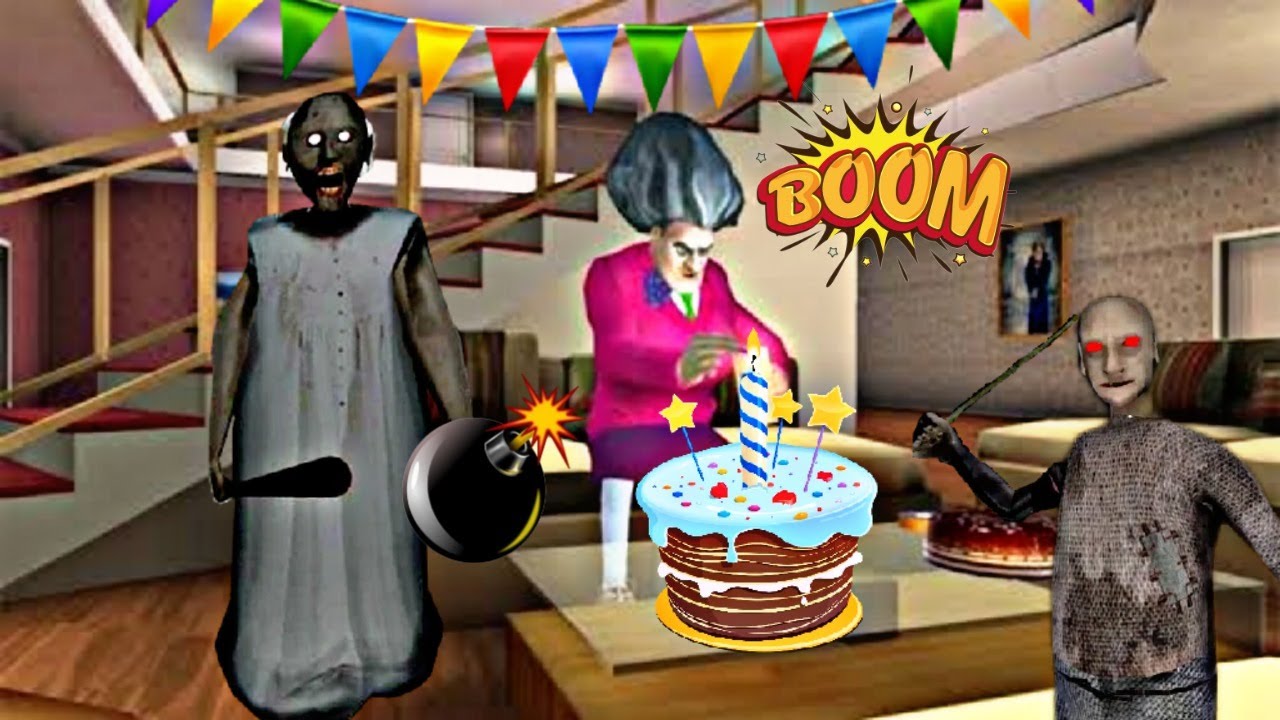 عيد ميلاد المعلمة الشريرة l جراني جننت المعلمة الشريرة scary teacher
