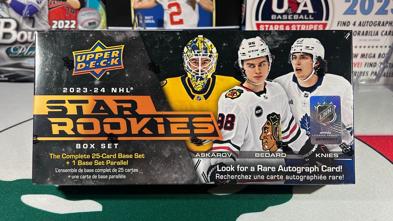 2023-24 Upper Deck Star Rookies Box Set! Guaranteed Bedard!