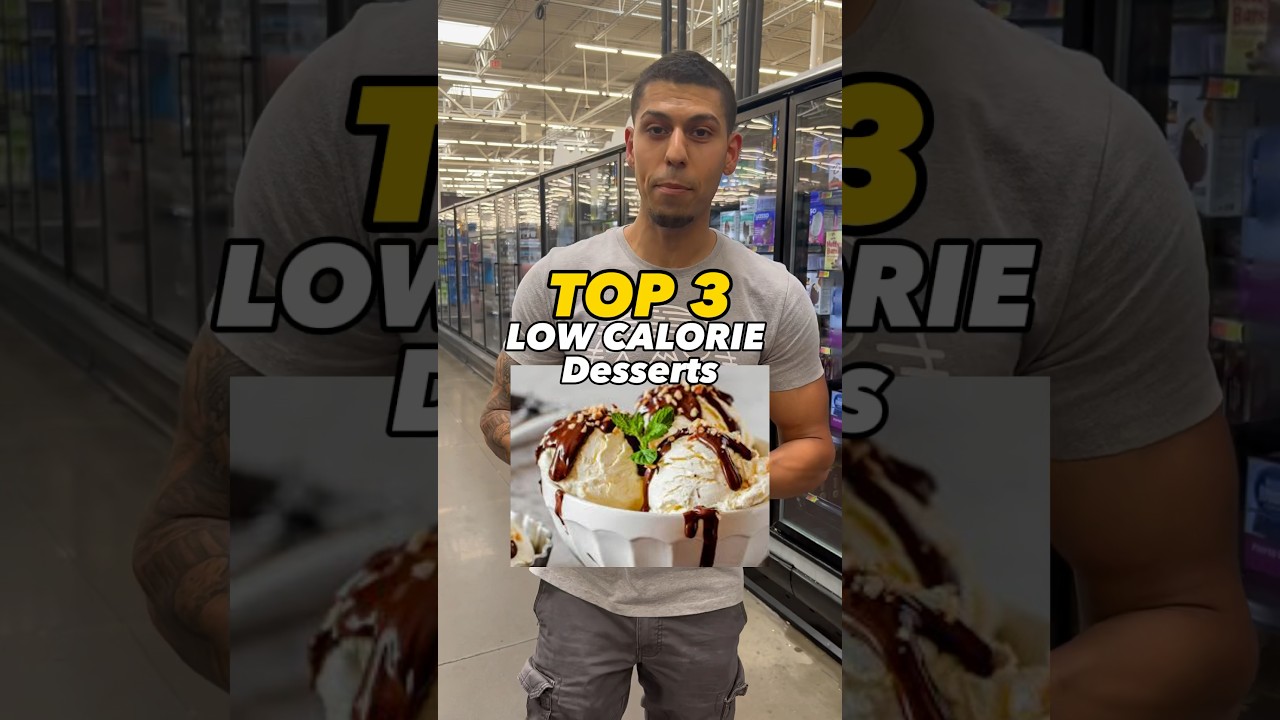 Топ-3 НИЗКОКАЛОРИЙНЫХ десерта 🍨 #десерт