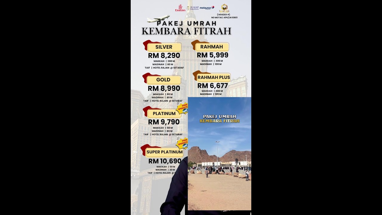 SURVEY UMRAH 2026 BERSAMA KEMBARA FITRAH TRAVEL