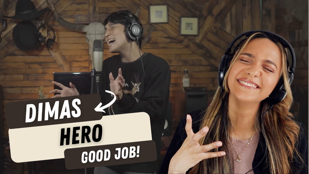 Dimas Senopati - HERO (Mariah Carey Cover) | REACTION!!