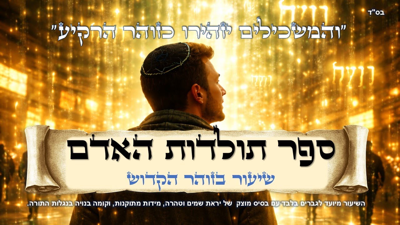 זה ספר תולדות האדם | עם שי קוואס | ש"י עולמות - שיעורים בזוהר הקדוש