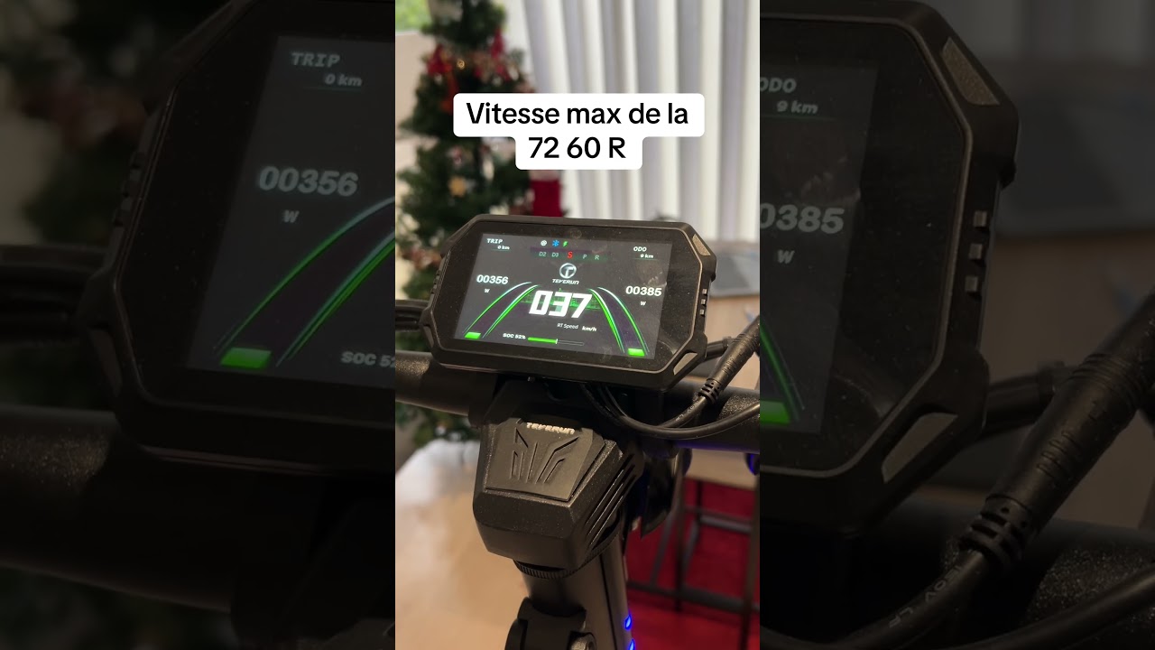 #Weebot - #vitesse max de la #teverun 7260r &agrave; vide