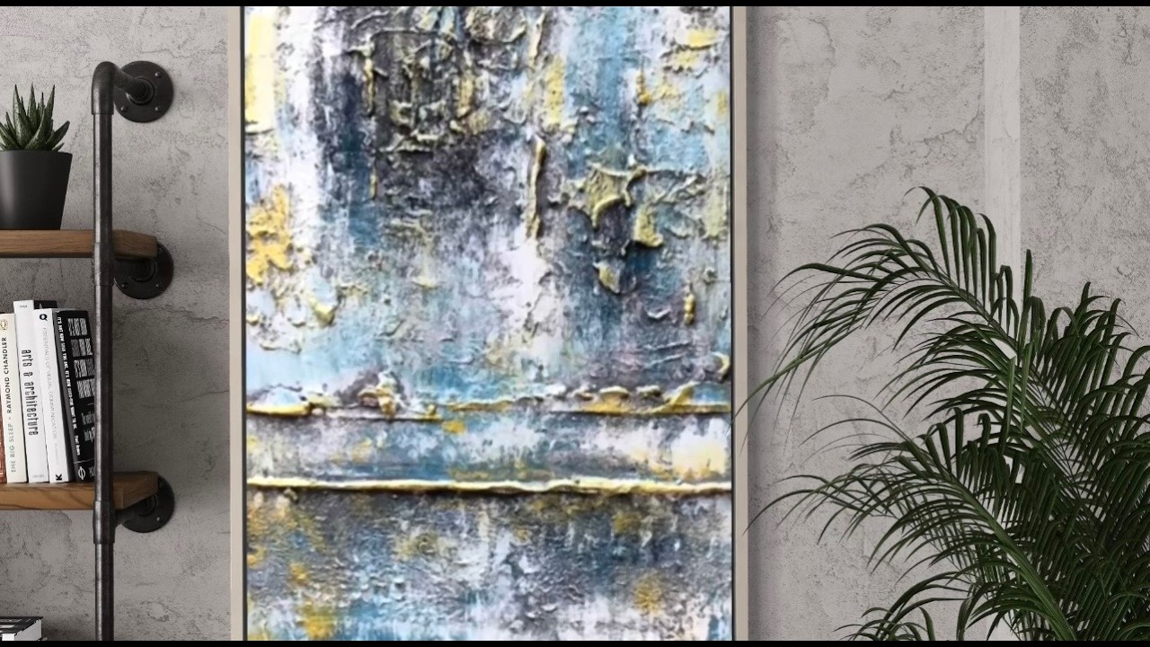 Mind-Blowing Textured Masterpiece. Unlocking The Mesmerizing Textured Art Technique. #abstractart
