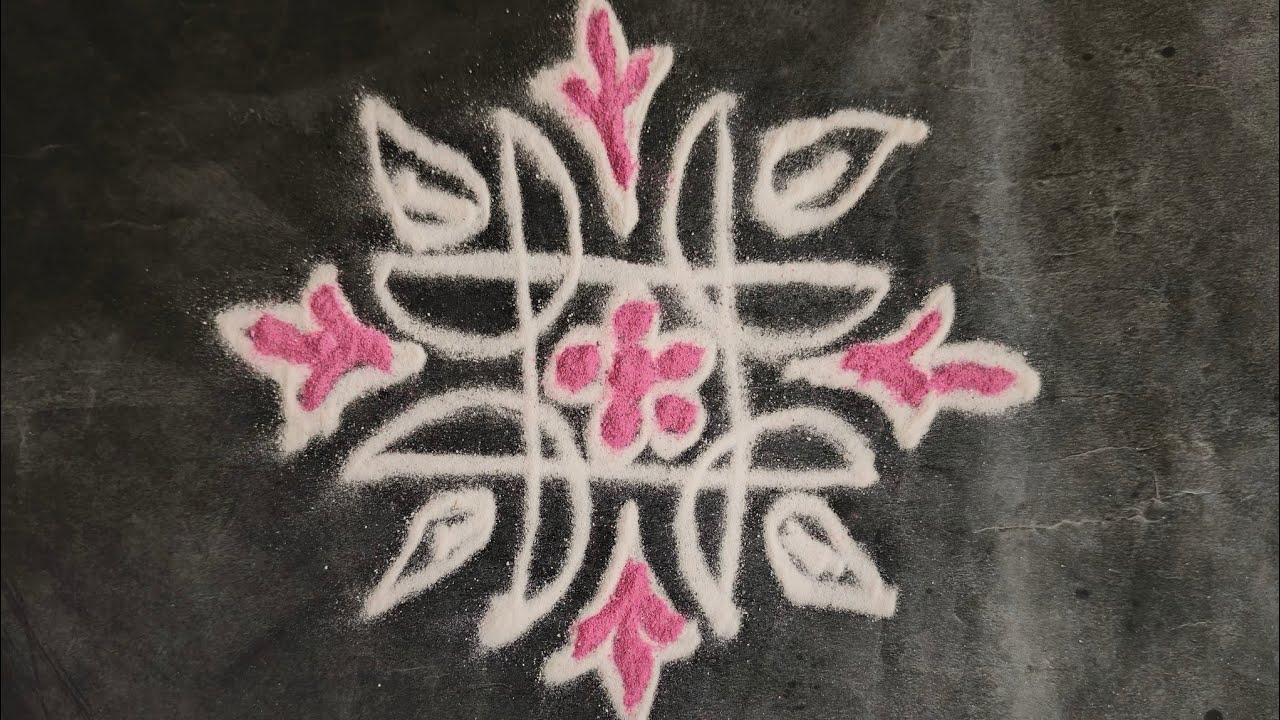 दररोज दारात काढण्यासाठी सुरेख अशी सुंदर रांगोळी #buty daily art rangoli ♥️ design 🌹