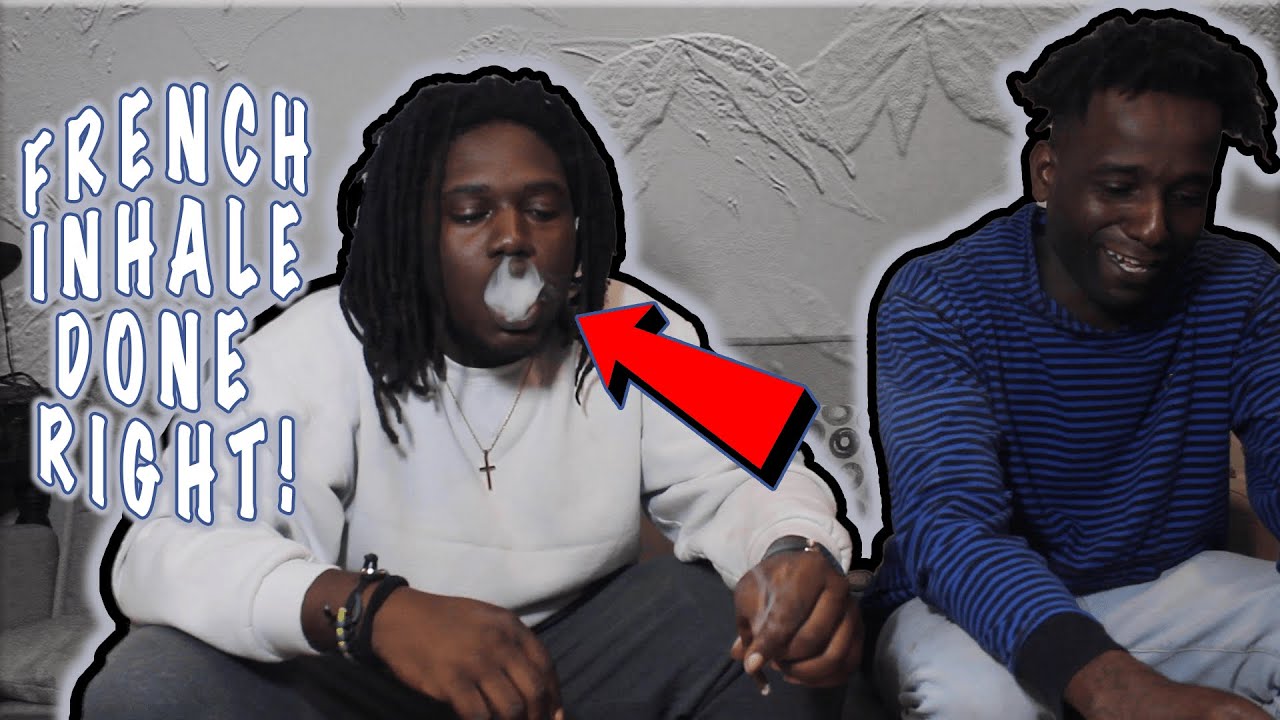 HOW TO FRENCH INHALE | SMOKE TRICKS w KING DEMI