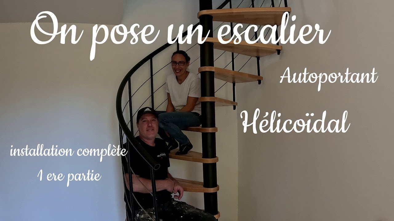 EP15💎 escalier h&eacute;lico&iuml;dal autoportant Brico d&eacute;p&ocirc;t