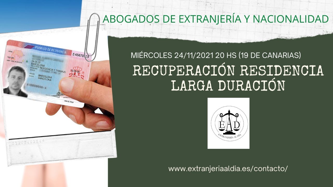RECUPERACIÓN RESIDENCIA LARGA DURACIÓN