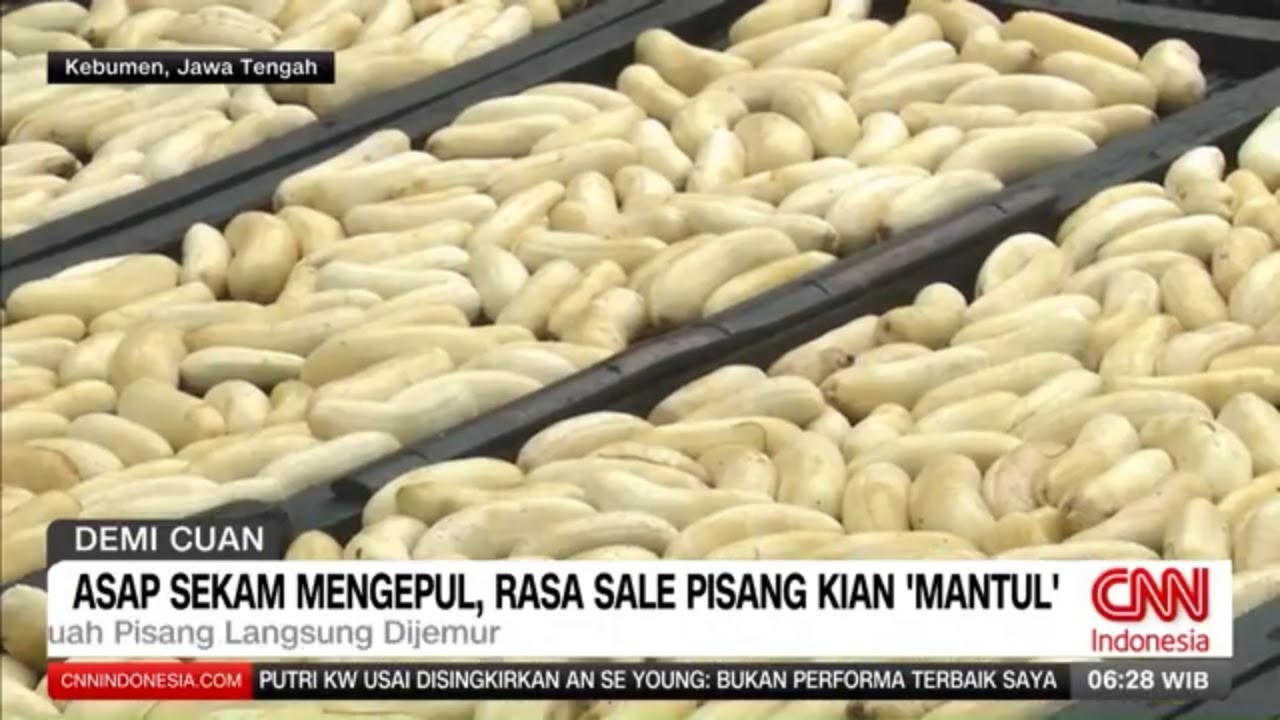 Asap Sekam Mengepul, Rasa Sale Pisang Kian Mantul #rekomendasikuliner