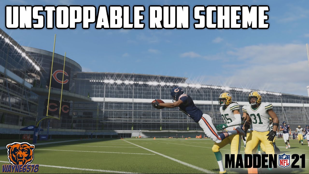 UNSTOPPABLE RUN SCHEME MADDEN 21 - BEST RUN PLAYS MADDEN 21 - DESTROY EVERY DEFENSE WITH THIS!💯🔥