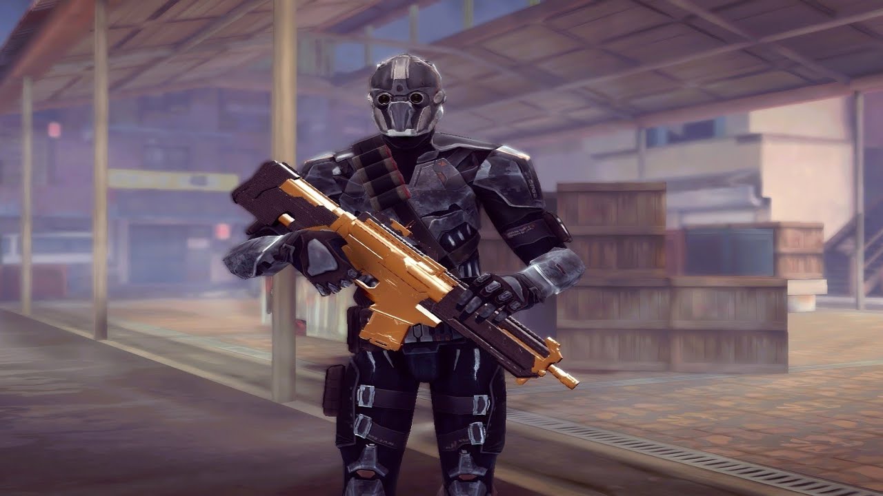 Modern combat 5 Rank Multiplayer Team Battle Match Golden | Grinder Tier-9 Assault Riffle 