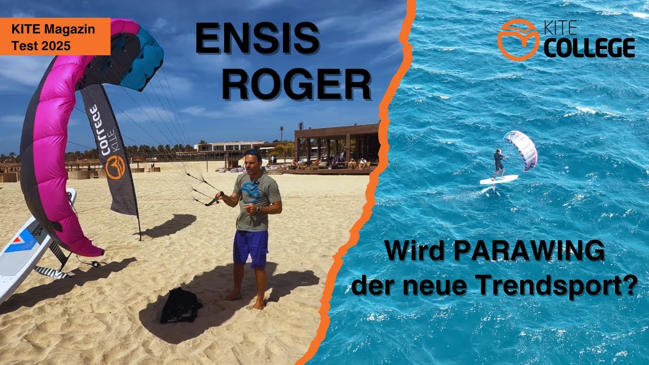 Kitecollege / Parawingen Ein Kinder - Spielzeug? Oder der neue Trend  aus Hawaii 2025 im Wassersport