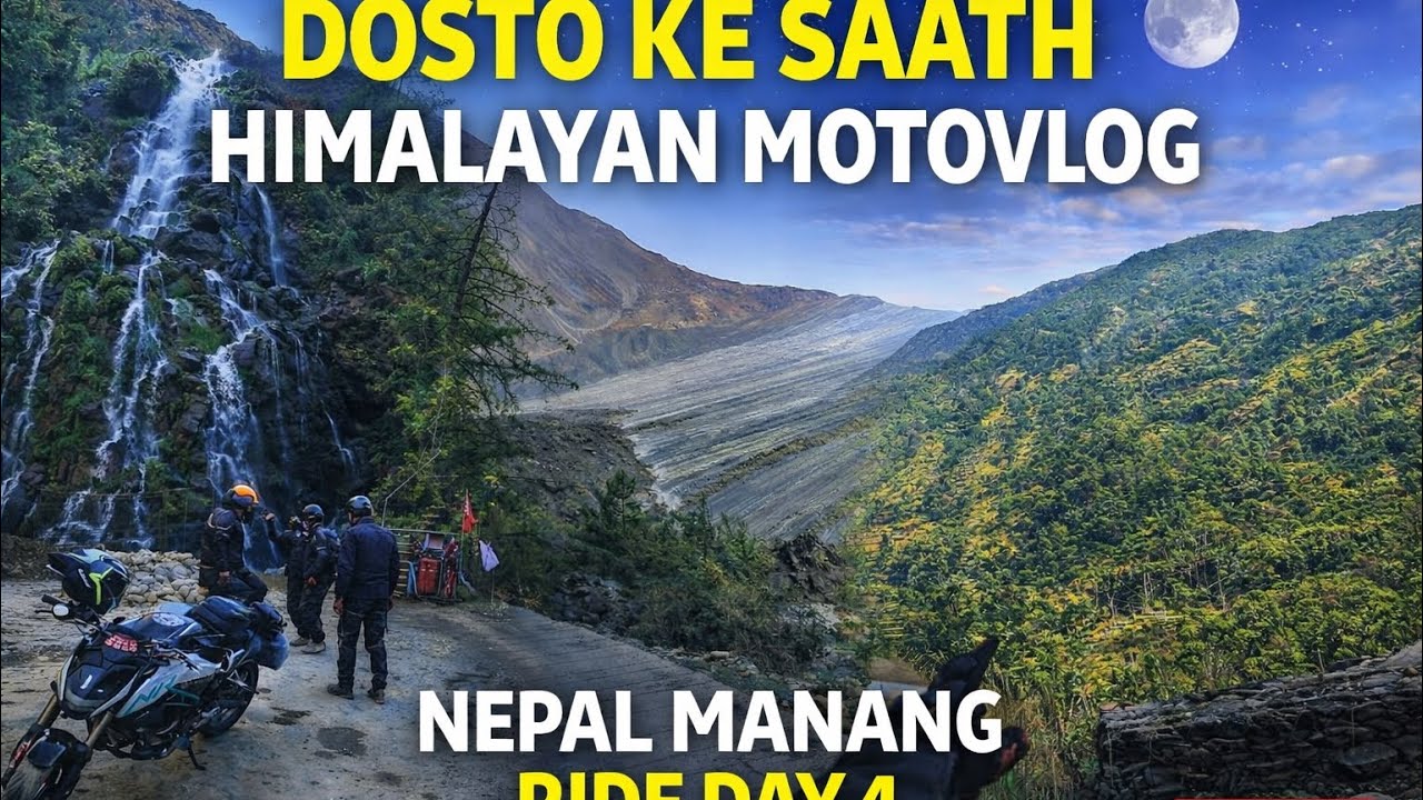  Nepal Manag rider day 4🏞️😨😳 #motovlog #nepalride #bikeride #nepaltravel #rider #bikeride #vlogger 